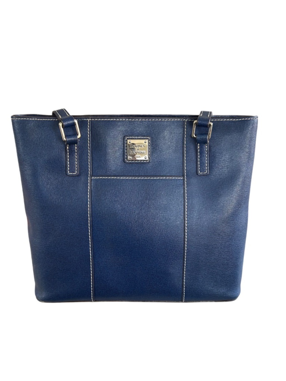 Dooney & Bourke Pebble Grain Small Lexington tote bag in Navy Blue - Picture 2 of 7